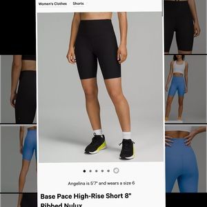 COPY - Base Pace High-Rise Short Lululemon size 4